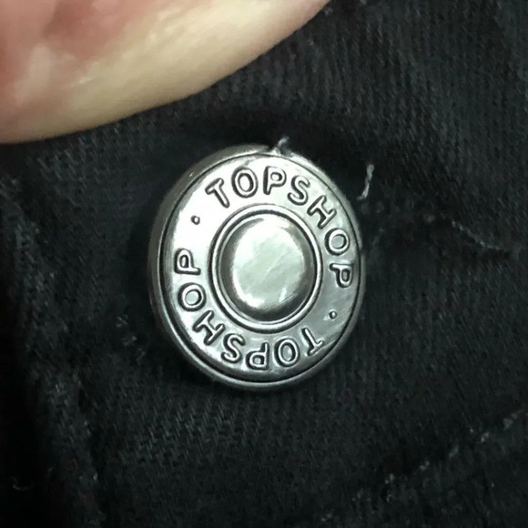 Top Shop Moto Jamie Black Denim/Pants/Jeans - Picture 4 of 5